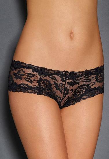 Lace Boyshort With Keyhole Detail - Purely Femme