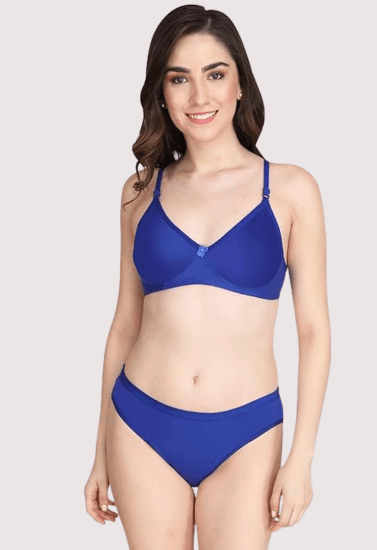 Non-Padded Bra Panty Set for Women - Purely Femme