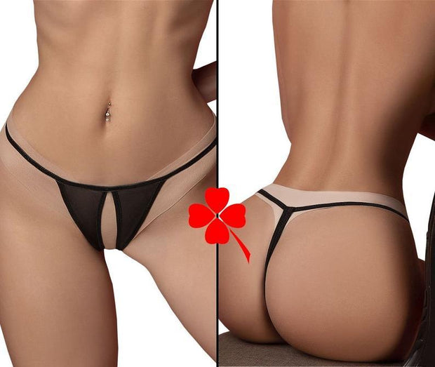 Crotchless thong Women's Sexy panty - Purely Femme