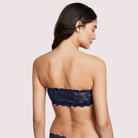 Sexy Tube Bandeau Bra Top in Striking Cobalt