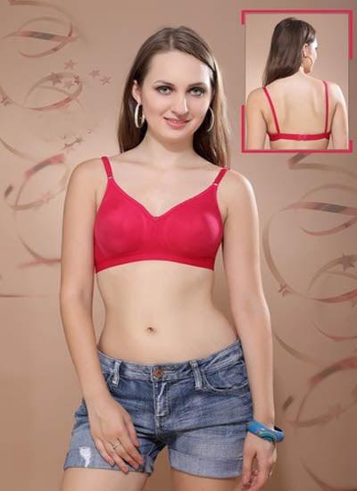 2 Pack Comfy padded non wired t shirt bra - Purely Femme