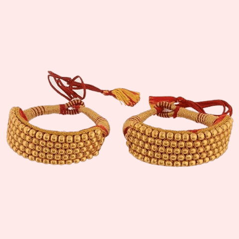 Traditional Gold Plated Garhwali Punchi Set - Purely Femme