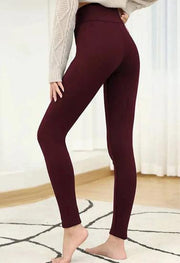 Maroon Tights - Women's Stylish Legwear - Purely Femme