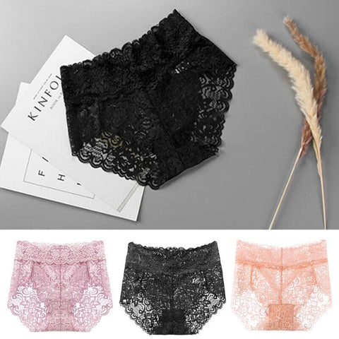 Sexy Lace High Waist Underwear Pack (of 5) - Purely Femme