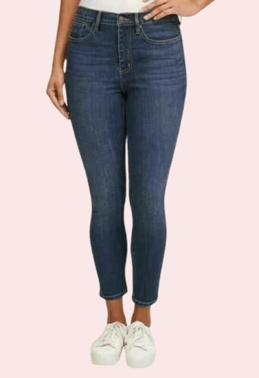 Women's High Waist Stretch Skinny Denim Jeans - Purely Femme