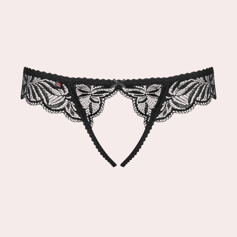 Crotchless Thong Open Fanatical Lingerie - Purely Femme