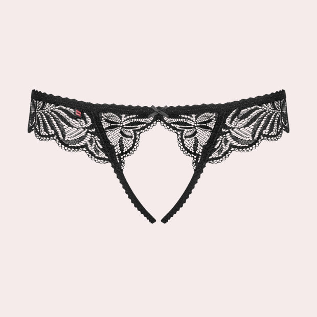 Crotchless Thong Open Fanatical Lingerie - Purely Femme