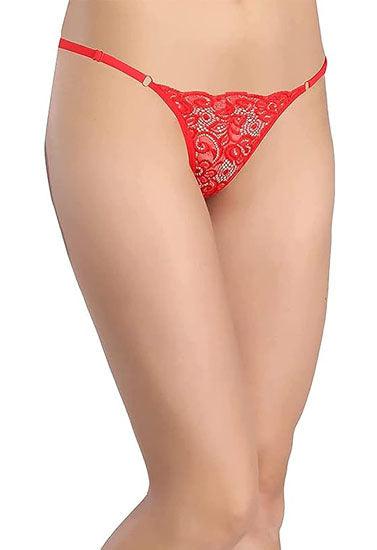 Women's Lace G-String Set - Pack of 4 - Purely Femme