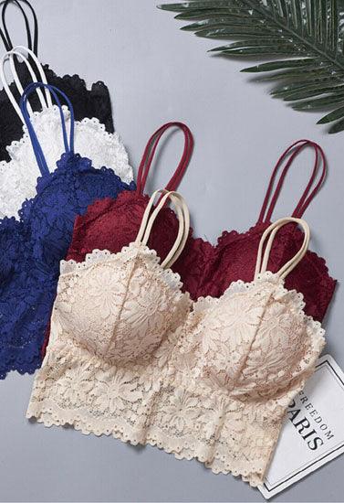 Cute Stretch lace bralette Bra top (Pack of 2) - Purely Femme