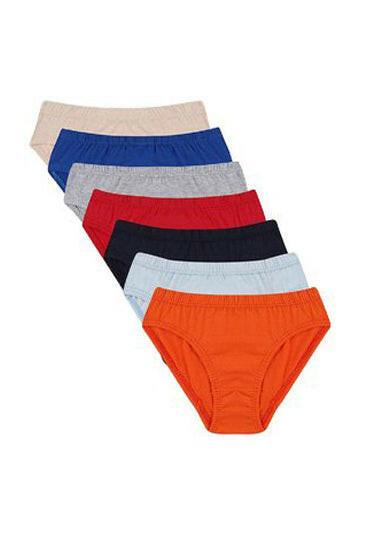 Plain Comfy Pack Of Seven Bikini Briefs - Purely Femme