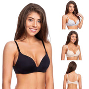 2 Pack seamless padded underwired push up bra - Purely Femme