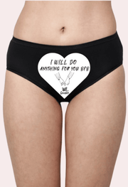 Seduction Code Naughty Text Panty - Purely Femme