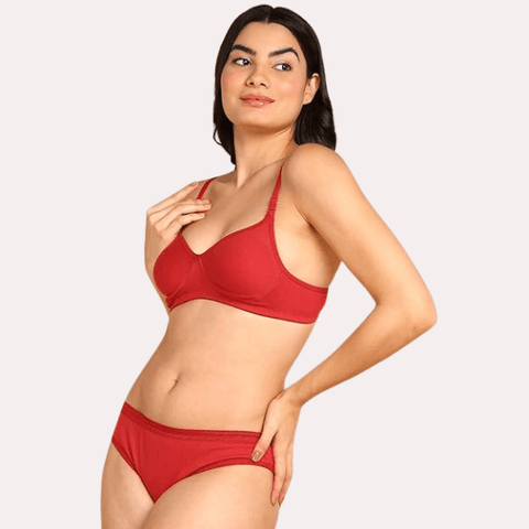 Soft Cotton Lingerie Set For Her - Purely Femme