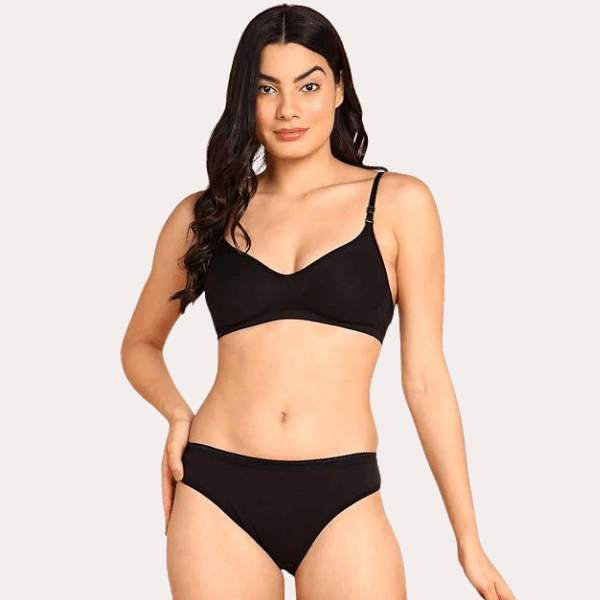 Breathable Cotton Lingerie Set for Her - Purely Femme