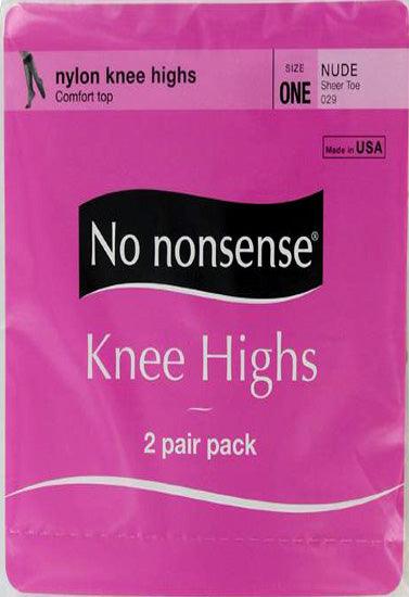 Purely Femme (No Nonsense) Knee Highs 2 Pair Pack - Purely Femme