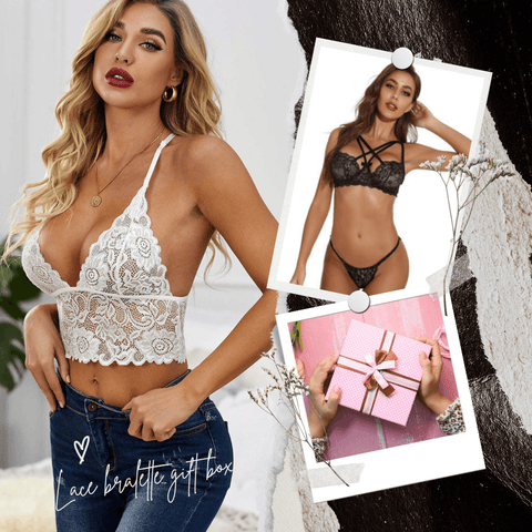 Lace bralette gift box - Purely Femme