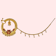 Uttarakhandi Gold Plated Round Nath - Purely Femme