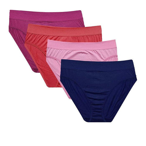 Fair Comfort Where It Counts Hi-Cut Panty, pack of 4 - Purely Femme